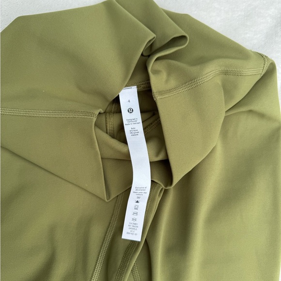 NWOT Lululemon Athletica Align High-Rise  25” Bronze Green Leggings size 4 - Picture 8 of 10